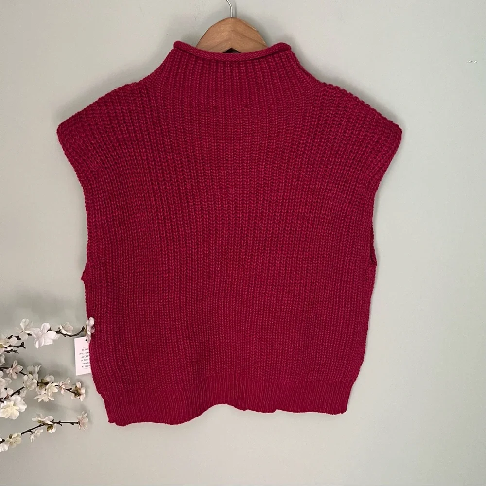 Eloquii Mock Neck Strong Shoulder Sweater NWT Size 18/20 - Picture 3 of 5
